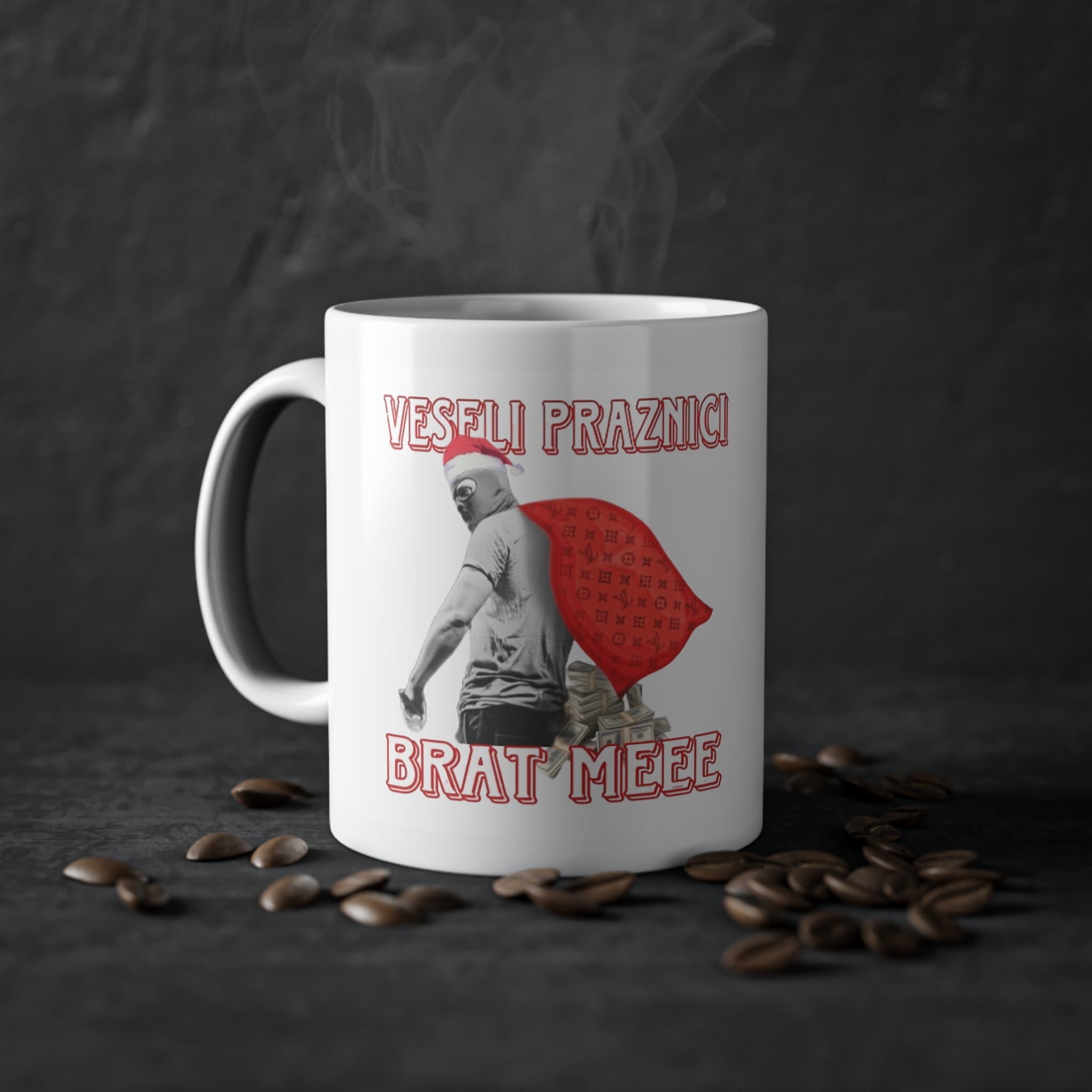 ЧАША VESELI PRAZNICI BRAT MEEE